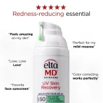 EltaMD UV Skin Recovery Red Color Correcting Green Tint Broad Spectrum SPF 50 - Image 2
